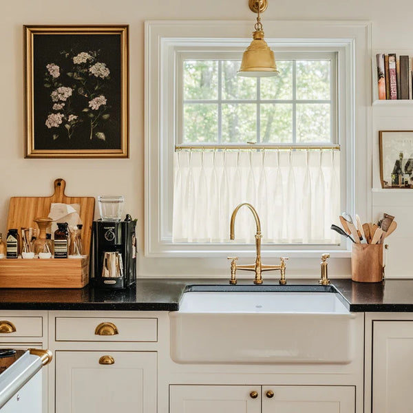Silk Chic｜Sheer｜Café Curtains