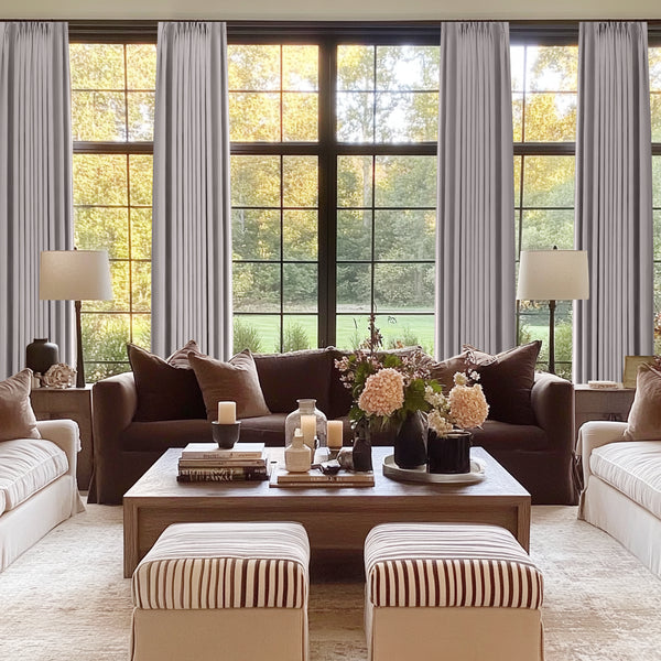 Lena Linen | Extra Wide | Pleated Drapery