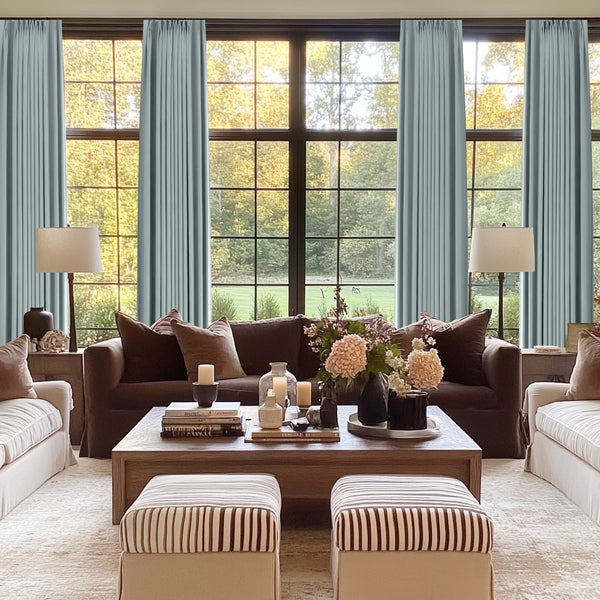 Lena Linen | Extra Wide | Pleated Drapery