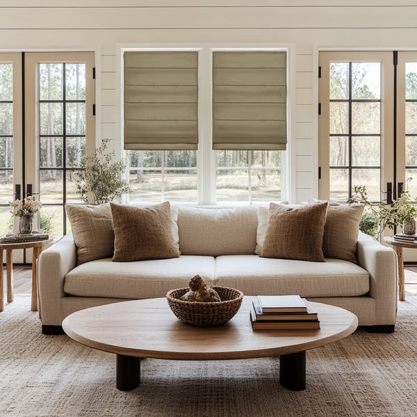 Lena Linen | Roman Shades
