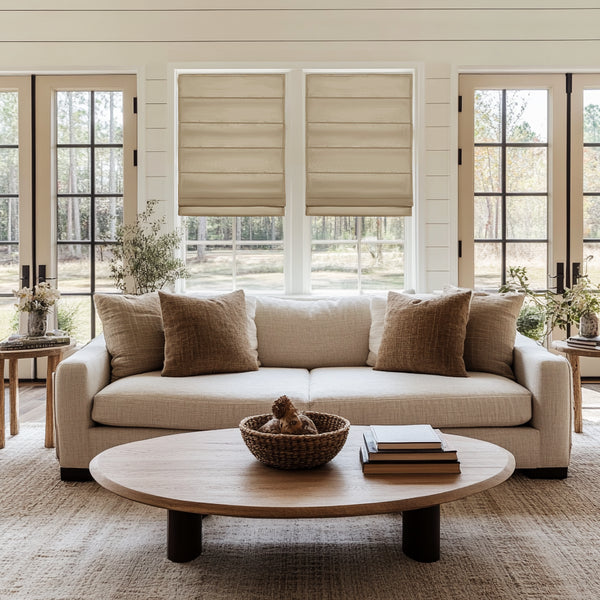 Lena Linen | Roman Shades