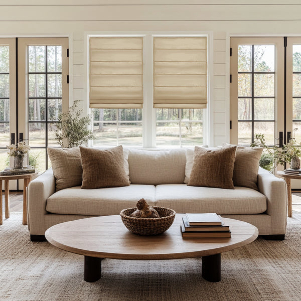 Lena Linen | Roman Shades