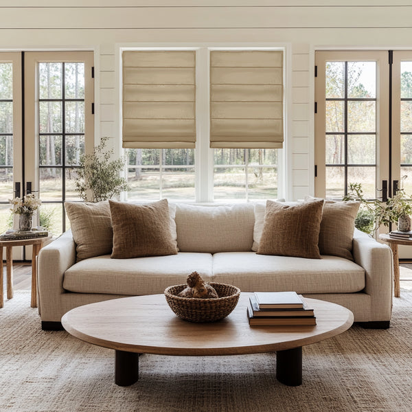Lena Linen | Roman Shades