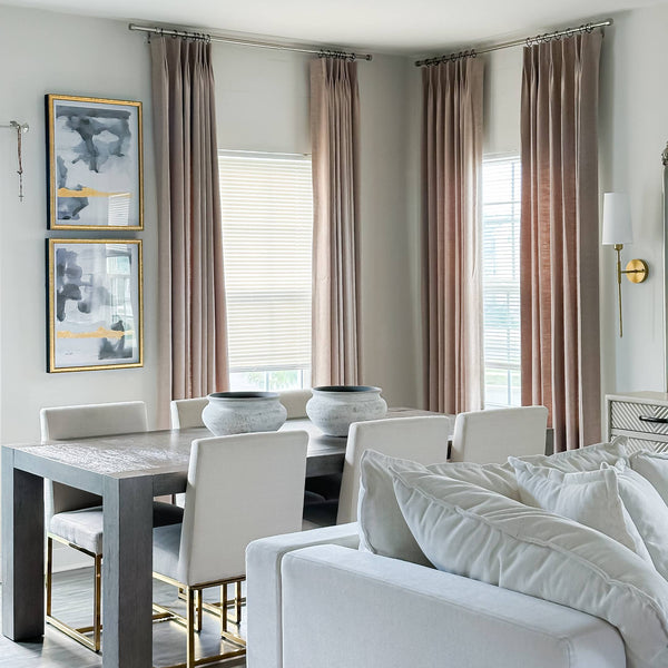 Lena Luxury Linen｜Pleated Drapery