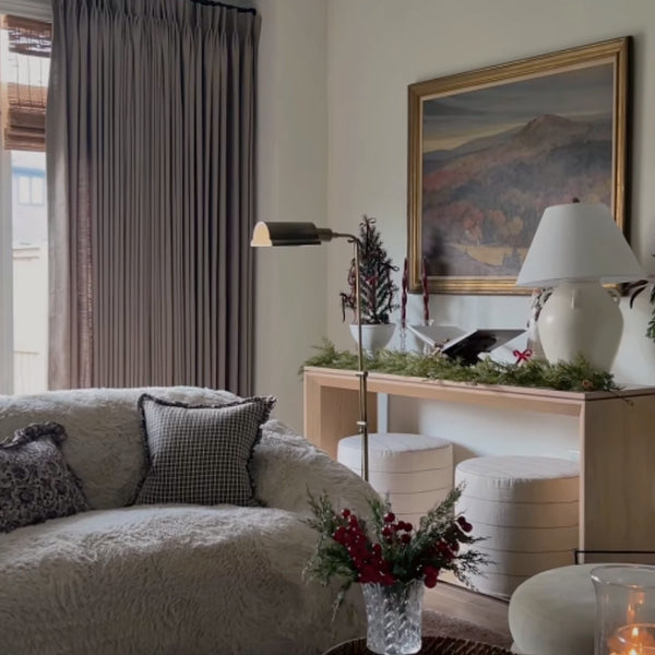 Lena Luxury Linen｜Pleated Drapery