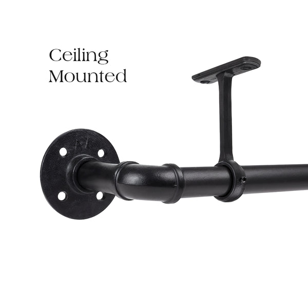 Evelyn | Heavy Duty｜Wrap Around Curtain Rod | Adjustable