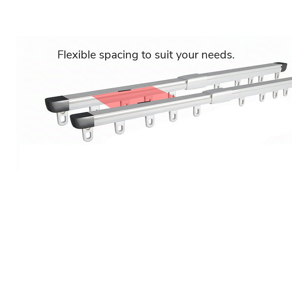 Tyra | Length Adjustable | Ripple Fold Track