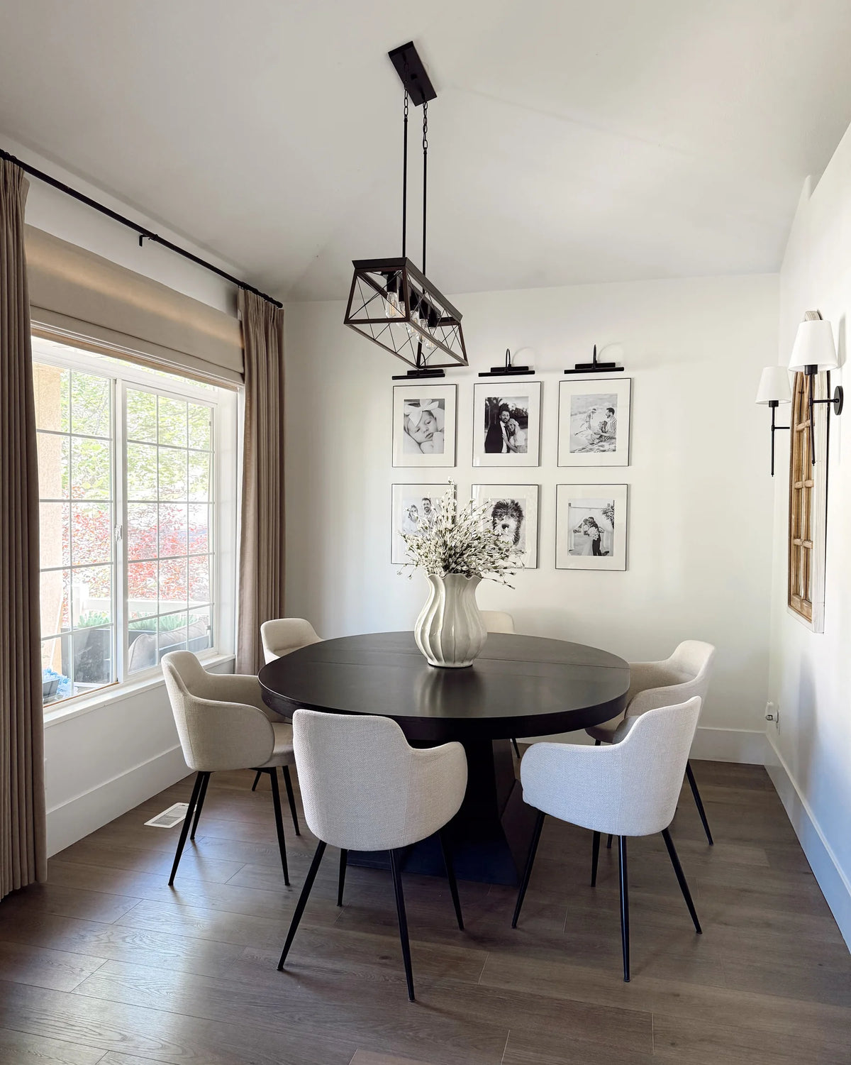 Kelsie Miles in her Utah home with custom Cozyology window treatments project image 3