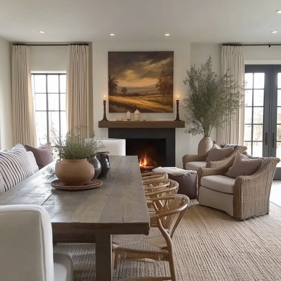 Laurent Linen｜100% Blackout Drapery