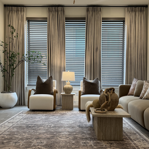 Leona Linen｜100% Blackout Thermal Drapery