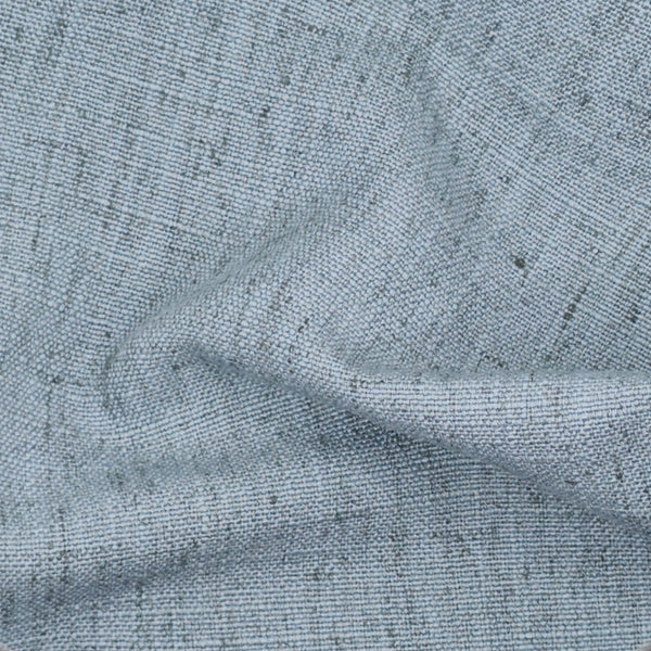 Lena Linen | Misty Blue | Pleated Drapery