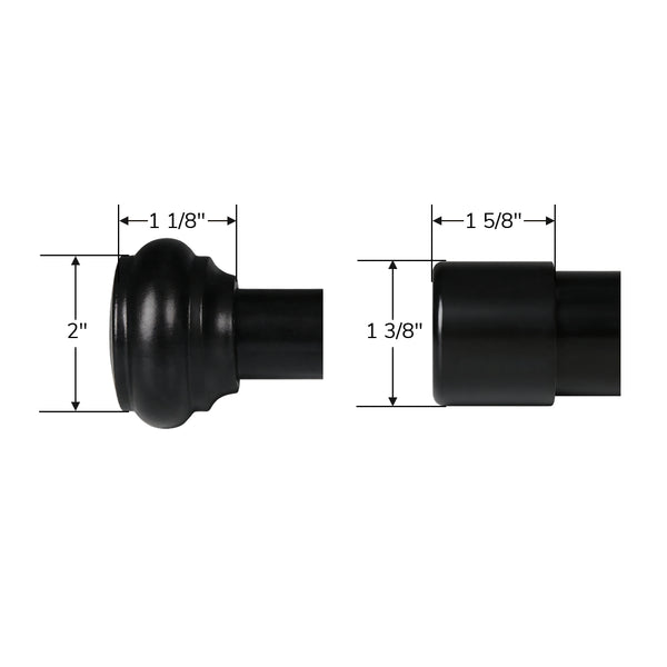 Riley | Length Adjustable | Curtain Rod