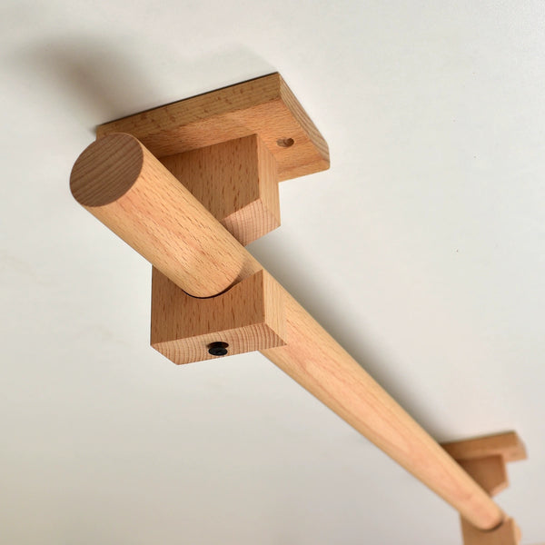Evelyn | Wooden Curtain Rod | Customizable