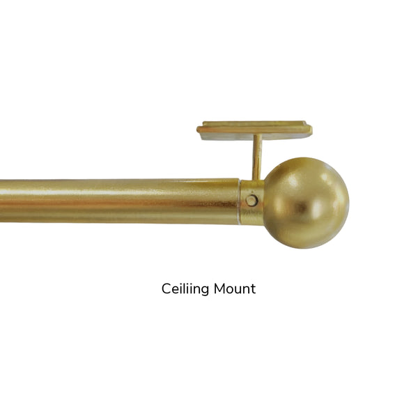 Ruby | Length Adjustable | Café & Door | Curtain Rod