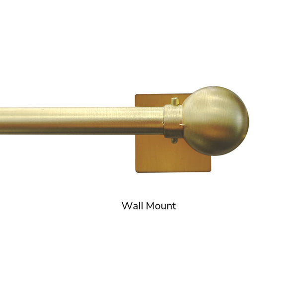 Ruby | Length Adjustable | Café & Door | Curtain Rod