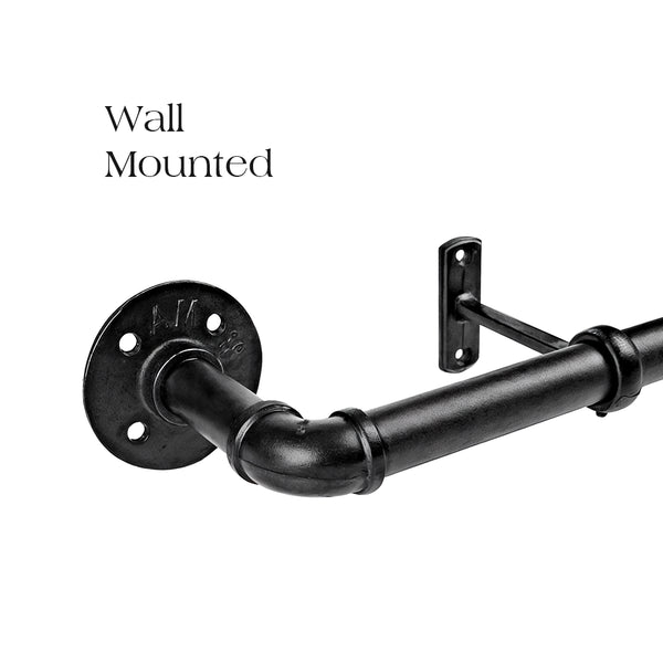 Evelyn | Heavy Duty｜Wrap Around Curtain Rod | Adjustable